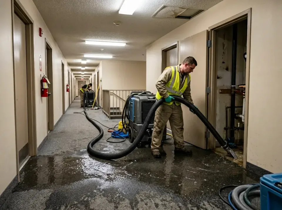 multi-unit-apartment-hallway-f-005 — frequently asked questions, Emergency Burst Pipe Water Extraction & Removal in New Town…
